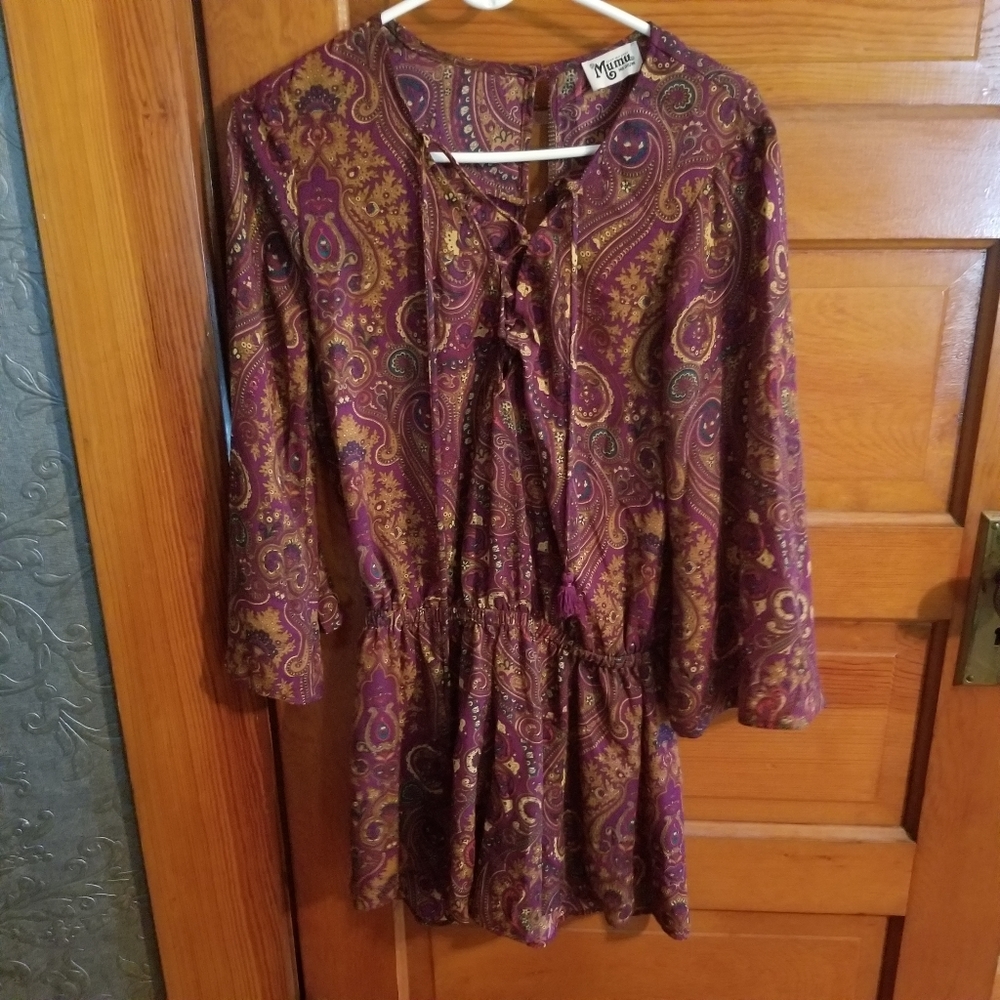 Show Me Your Mumu Size Medium Tillie Tie Romper